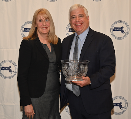 Karen Crebase, M.A.S.S. President Armand Pires, M.A.S.S. Past President