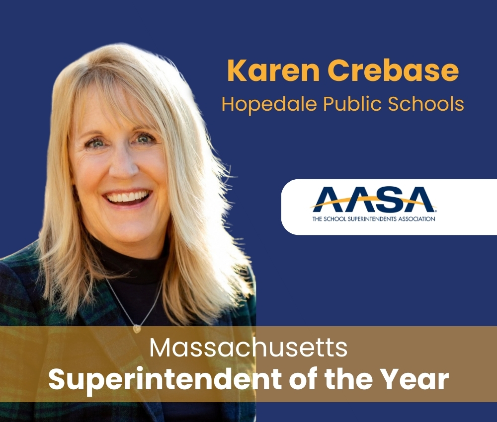 Karen Crebase, Massachusetts Superintendent of the Year
